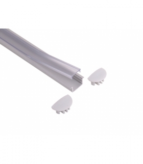 Profil P11S mikro WPUSZCZANY ANODOWANY 2m ALU LED K1PLP11S 2M