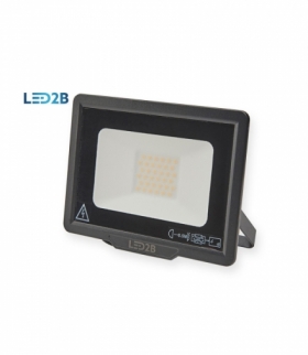 Oprawa LED MH 30W CZARNA barwa ZIMNOBIAŁA LED2B KOBI LIGHT KFLNL30ZBCZ