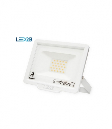 Oprawa LED MH 20W BIAŁA barwa CIEPŁOBIAŁA LED2B KOBI LIGHT KFLNL20CBBI