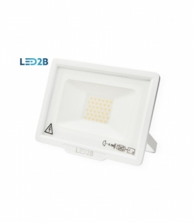 Oprawa LED MH 30W BIAŁA barwa ZIMNOBIAŁA LED2B KOBI LIGHT KFLNL30ZBBI