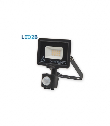 Oprawa LED MHC z czujnikiem 10W CZARNA barwa ZIMNOBIAŁA LED2B KOBI LIGHT KFLNLC10ZBCZ