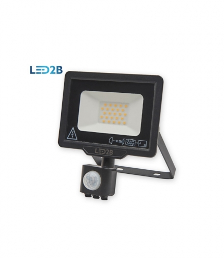 Oprawa LED MHC z czujnikiem 20W CZARNA barwa ZIMNOBIAŁA LED2B KOBI LIGHT KFLNLC20ZBCZ