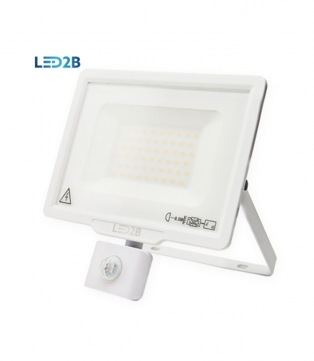 Oprawa LED MHC z czujnikiem 50W BIAŁA barwa CIEPŁOBIAŁA LED2B KOBI LIGHT KFLNLC50CBBI
