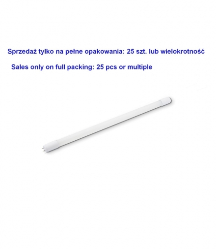 Świetlówka LED T8 9W 60cm PREMIUM barwa ZIMNOBIAŁA KOBI LIGHT KAT89WZBP
