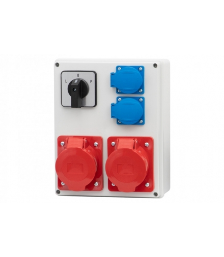 Rozdzielnica R-240 16A 5p, 32A 5p, 2x230V, L/P F-ELEKTRO RB.F3.0094