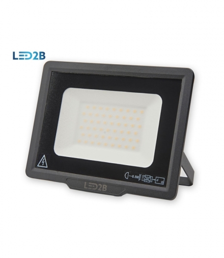 Oprawa LED MH 50W CZARNA barwa NEUTRALNA LED2B KOBI LIGHT KFLNL50NBCZ