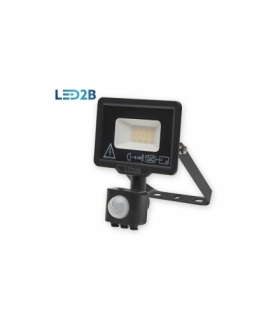 Oprawa LED MHC z czujnikiem 10W CZARNA barwa NEUTRALNA LED2B KOBI LIGHT KFLNLC10NBCZ