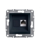 Asfora Gniazdo komputerowe RJ45 kat.5e UTP bez ramki antracyt Schneider EPH4300171