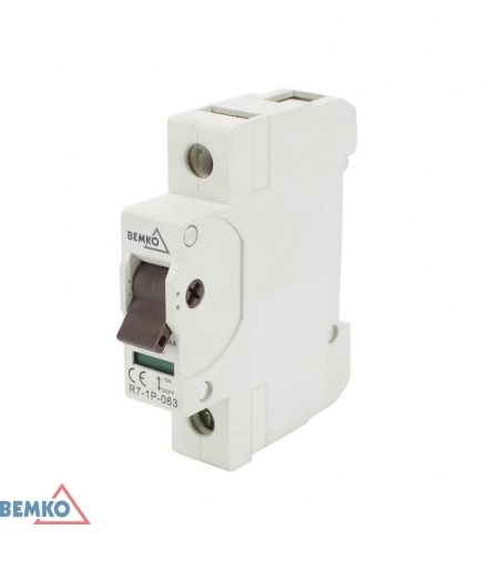 ROZŁĄCZNIK IZOLACYJNY 1P 63A BEMKO A10-R7-1P-063