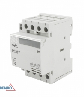 STYCZNIK MODUŁOWY BC401 4P 63A TYP 40 (4z + 0r) BEMKO A60-BC401-4P-63-40