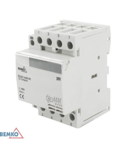 STYCZNIK MODUŁOWY BC401 4P 63A TYP 40 (4z + 0r) BEMKO A60-BC401-4P-63-40