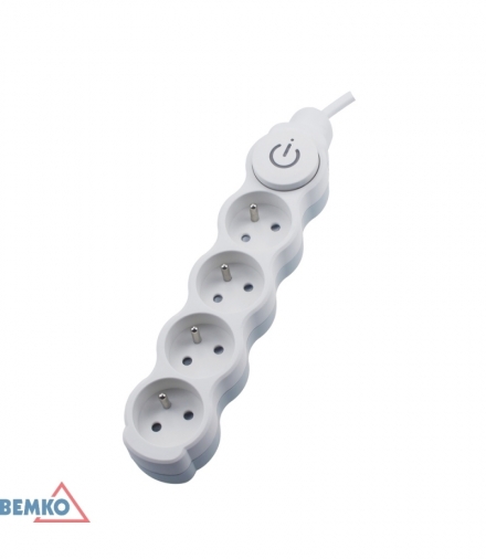 PRZEDŁUŻACZ NEW 1.0 4 GN. Z "0" Z WYŁ. 1.0MM X 3.0M BEMKO B04-NA4GW3M