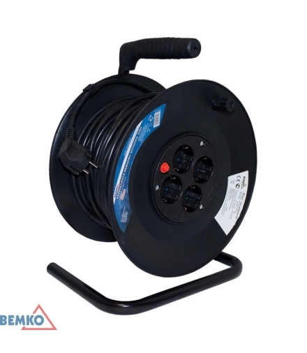 PRZEDŁUŻACZ BĘBNOWY SCHUKO 4 GN. +"0" 40 m 3x1mm2 BEMKO B16-DG-4ZRS04-40