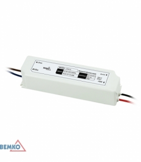 ZASILACZ ELEKTRONICZNY LED HERMETYCZNY IP67 12V 36W BEMKO B42-LDS036