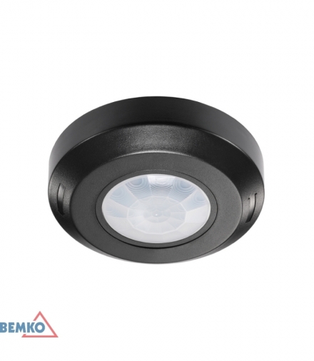 CZUJNIK RUCHU 200W/400W 360* CZARNY BEMKO B50-SES05BL-B