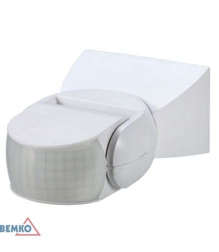 CZUJNIK RUCHU 1200W 180* IP65 BIAŁY BEMKO B50-SES15WH