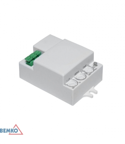 CZUJNIK MIKROFALOWY 500W 360* IP20 PROSTOKĄTNY BIAŁY BEMKO B52-SES73WH