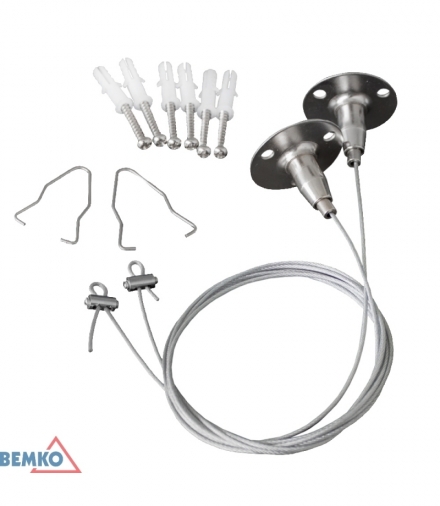 ZESTAW DO ZWIESZANIA OPRAW HERMETYCZNYCH BEMKO C19-U-CORD1