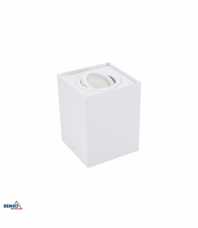 DOWNLIGHT ORTAL REGULOWANA 96x96 GU10 MAX. 1x50W BIAŁA BEMKO C23-DLO-AS-GU10-150-WH