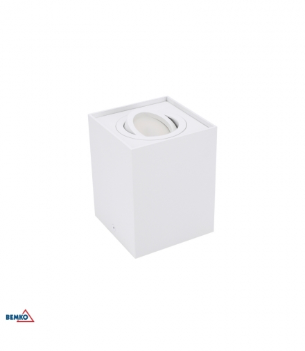 DOWNLIGHT ORTAL REGULOWANA 96x96 GU10 MAX. 1x50W BIAŁA BEMKO C23-DLO-AS-GU10-150-WH