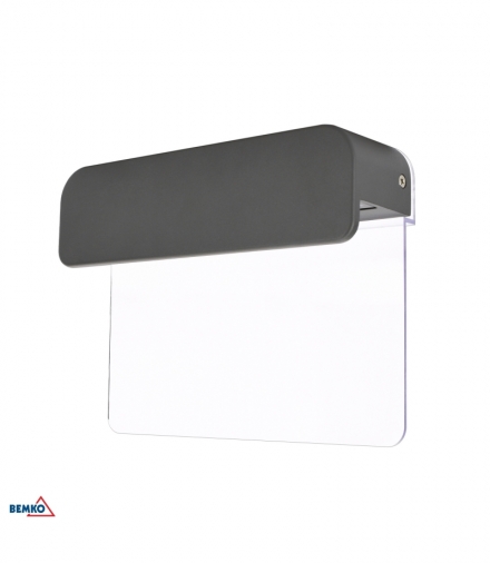 OPRAWA ELEWACYJNA VALANT 11W 3000K 880LM IP65 200X157MM NUMER DOMU GRAFIT BEMKO C25-EL1-N-011GR-3K