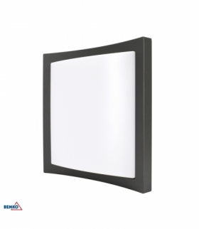 OPRAWA ELEWACYJNA VALANT 20W 3000K 1400LM IP65 243X243X73MM PLAFON GRAFIT BEMKO C25-EL1-P-020GR-3K