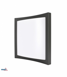 OPRAWA ELEWACYJNA VALANT 20W 3000K 1400LM IP65 243X243X73MM PLAFON GRAFIT BEMKO C25-EL1-P-020GR-3K