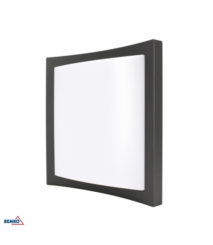OPRAWA ELEWACYJNA VALANT 20W 3000K 1400LM IP65 243X243X73MM PLAFON GRAFIT BEMKO C25-EL1-P-020GR-3K