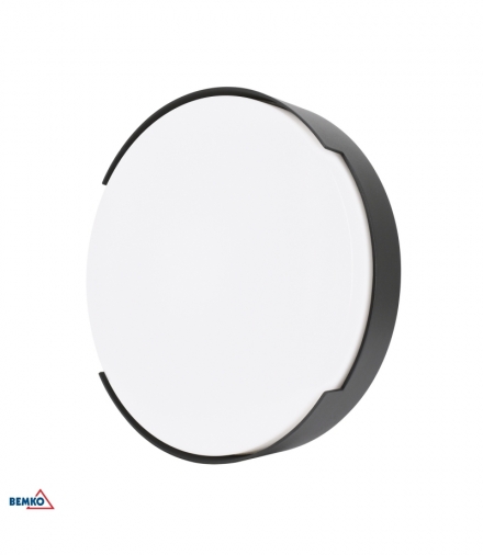 OPRAWA ELEWACYJNA VALANT 16W 4000K 1180LM IP65 250X62MM OKRĄGŁA GRAFIT BEMKO C25-EL1-R-016GR-4K