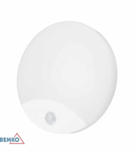 PLAFONIERA LED TAWAN 10W 4000K 940LM IP44 CZ. PIR BEMKO C38-ST41-104-PIR