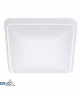 PLAFONIERA LED DORIA 12W 4000K 860LM IP20 KWADRAT CZ. MIKR. Z FUNKCJĄ PÓŁCIENIA BEMKO C38-ST58-124-MD