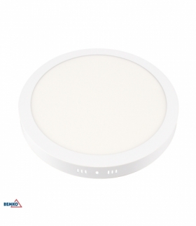 PLAFONIERA TALAR SLR 6W 3000K 540LM IP20 OKRĄGŁA BIAŁA BEMKO C39-SLR-120-060-3K
