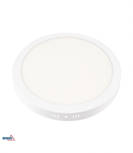 PLAFONIERA TALAR SLR 24W 3000K 2050LM IP20 OKRĄGŁA BIAŁA BEMKO C39-SLR-300-240-3K