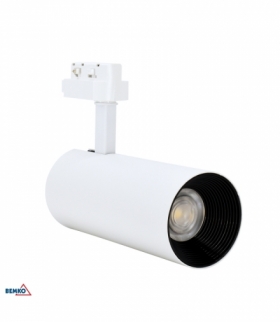 SPOT COB VERKO BIAŁY 1-FAZOWY 12W 4000K 960LM 24° BEMKO C40-VRK-1F-012WH-4K