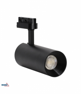 SPOT COB VERKO CZARNY 1-FAZOWY 24W 3000K 1920LM 24° BEMKO C40-VRK-1F-024BL-3K