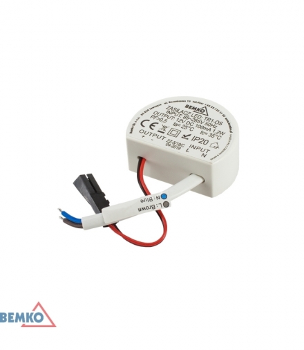 ZASILACZ DO OPRAW SCHODOWYCH STEPPER 1,2W 12CDC 100mA BEMKO C47-TR1-OS