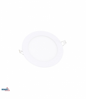 DOWNLIGHT LED BOLED 9W 4000K 540LM IP20 OKRĄGŁY BIAŁY BEMKO C70-DLB-R-090-4K