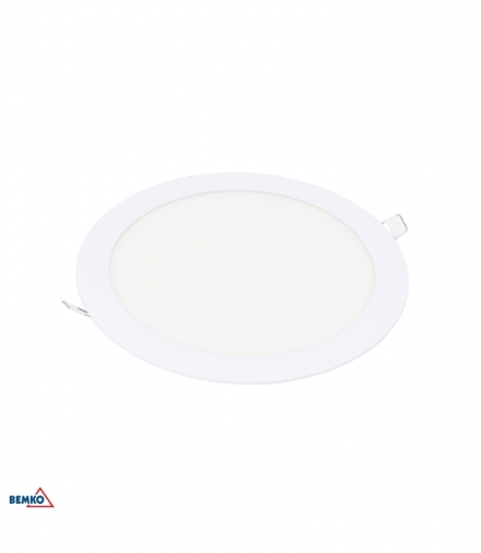 DOWNLIGHT LED BOLED 18W 3000K 1260LM IP20 OKRĄGŁY BIAŁY BEMKO C70-DLB-R-180-3K