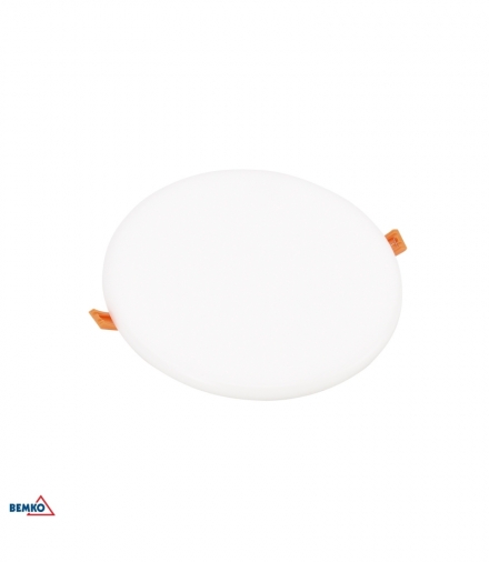 DOWNLIGHT LED WALED 10W 4000K 860LM IP66/IP20 PF0.5 125x20MM OKRĄGŁA BIAŁA BEMKO C70-DLW-R125-100-4K-WH