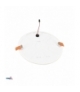 DOWNLIGHT LED WALED 10W 4000K 860LM IP66/IP20 PF0.5 125x20MM OKRĄGŁA BIAŁA BEMKO C70-DLW-R125-100-4K-WH
