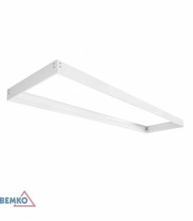 RAMKA MONTAŻOWA DO PANELU LED 30X120 BIAŁA BEMKO C71-RNT123-WH