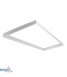 RAMKA MONTAŻOWA DO PANELU LED 30x120 BIAŁA ECO BEMKO C71-RNT123-WH-ECO