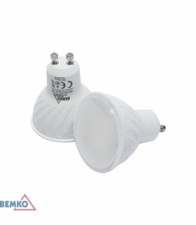 ŹRÓDŁO LED 230V GU10 6W 400LM 3000K WW MLECZNA BEMKO D82-GU10-APM-060-3K