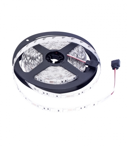 TAŚMA LED PREMIUM 12V DC 3528 600LED/5M 48W IP20 2LATA GW. CZERWONA BEMKO D87-LS-3528-600-IP20-RED