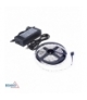 ZESTAW TAŚMA LED+ZASILACZ 12V 24W DC 2835 300LED/5M IP65 BIAŁA CIEPŁA BEMKO D87-ZW-2835-300-IP65-AWW