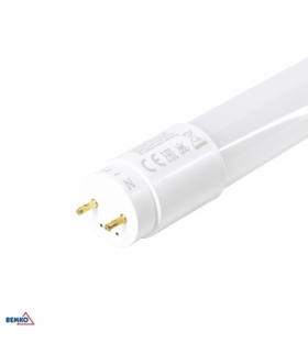 TUBA LED T8 HIGH LUMEN 1500MM 22W 6000K 3150LM ZASILANIE JEDNOSTRONNE KLOSZ MLECZNY BEMKO D89-HL-T8-LED150-ZJM-6K