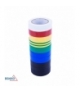 TAŚMA IZOLACYJNA 15x10m KOLOROWA/MULTICOLOR BEMKO E30-PVC1510ZC