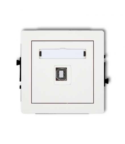 DECO Mechanizm gniazda pojedynczego USB A-B2.0 Karlik DGUSB-3