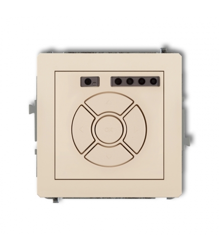 DECO Mechanizm elektronicznego sterownika roletowego (sterowanie lokalne i pilotem, sterowanie strefą) Karlik 1DSR-3