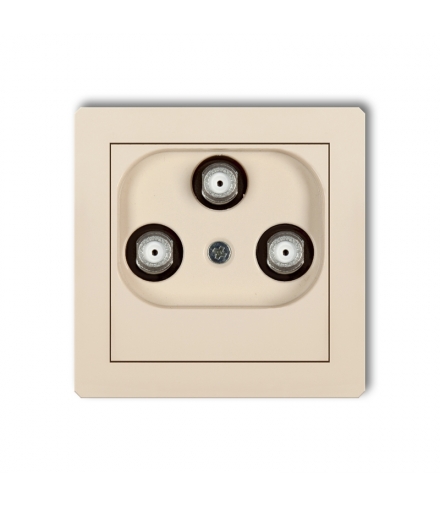 DECO Mechanizm gniazda multimedialnego 3F DATA (UPC) Karlik 1DGMU
